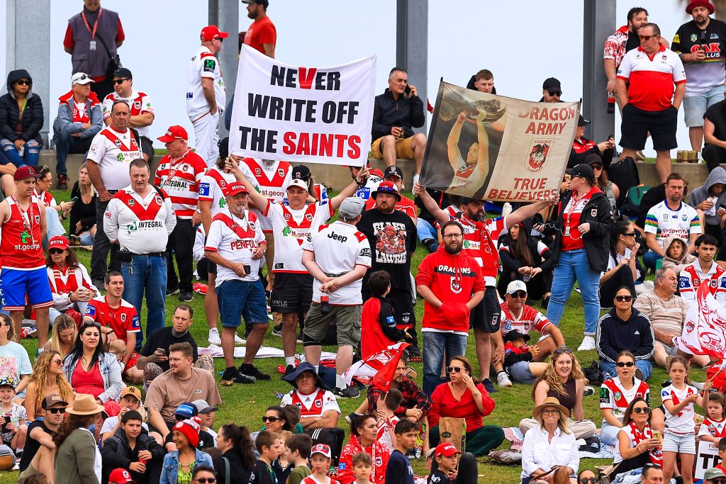 St George Illawarra Dragons fans.