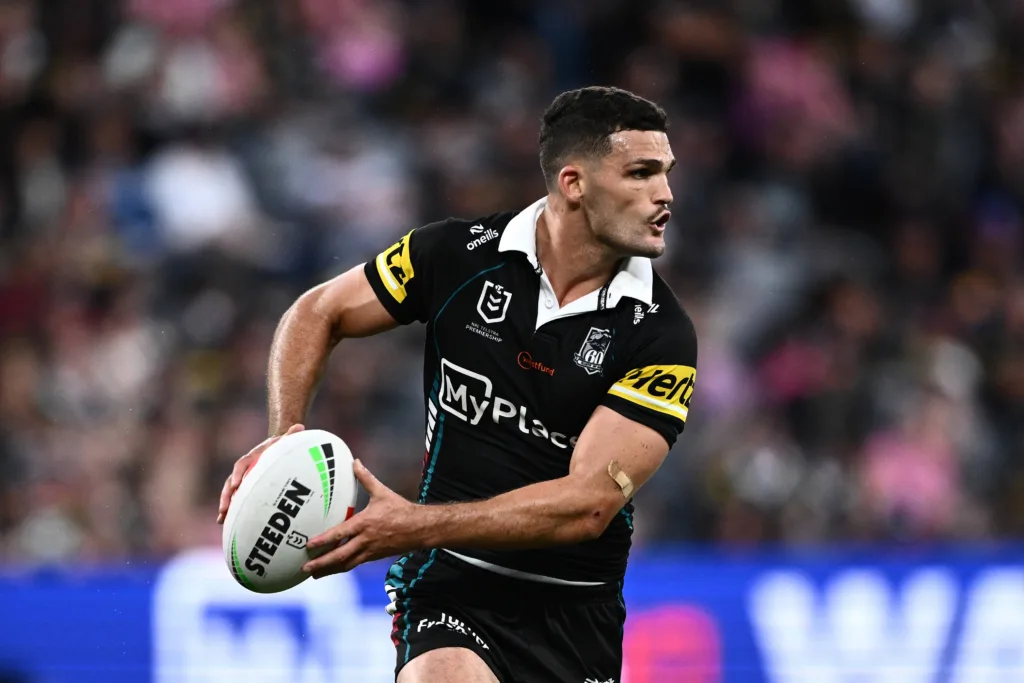 Nathan Cleary's Penrith Panthers top the table.