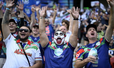 New Zealand Warriors fans at the NRL's Magic Round.