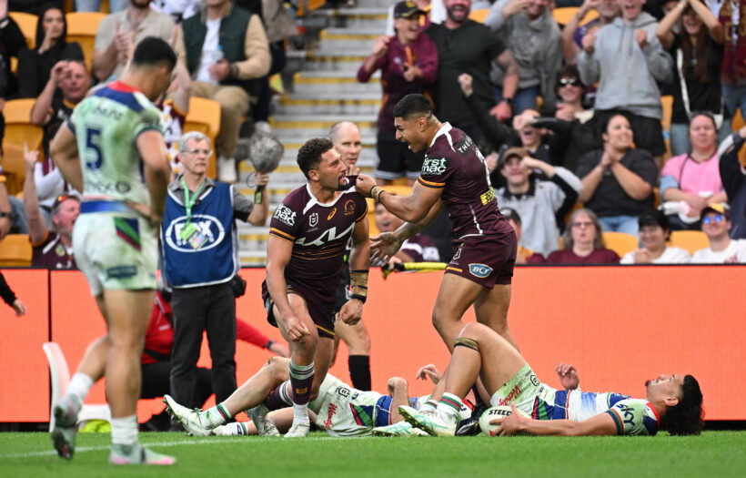 Brisbane Broncos take on North Queensland Cowboys at Suncorp Stadium