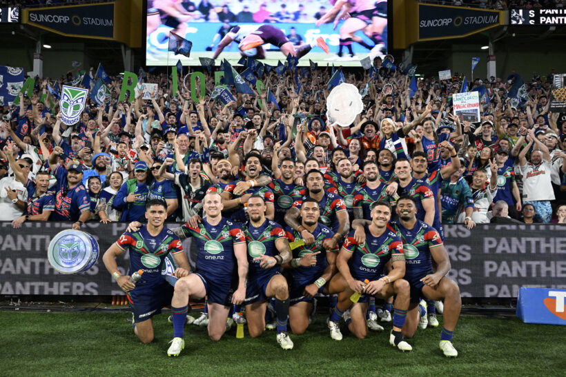 New Zealand Warriors fans and their players.