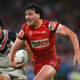 Herbie Farnworth in action for the Dolphins.