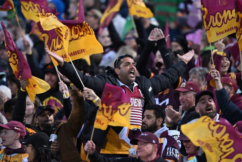 Brisbane Broncos fans.
