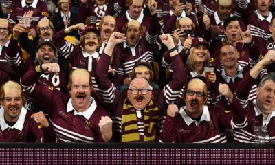Queensland fans at Suncorp Stadium.