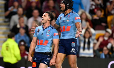 Nathan Cleary scored a brace as New South Wales won the 2026 Origin decider.