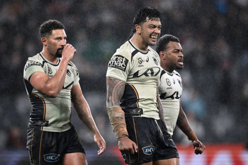 Penrith Panthers take on the Brisbane Broncos at CommBank Stadium in Sydney.