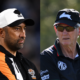 Souths' Wayne Bennett and Wests' Benji Marshall.