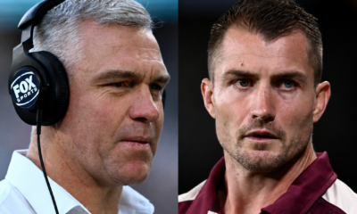 Parramatta Eels head coach Jason Ryles and Manly Sea Eagles boss Kieran Foran. Credit: Imago.