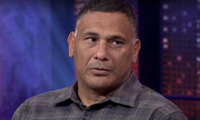 Former Broncos star Justin Hodges on The Late Show with Matty Johns.