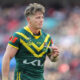 Harry Grant playing for Australia.