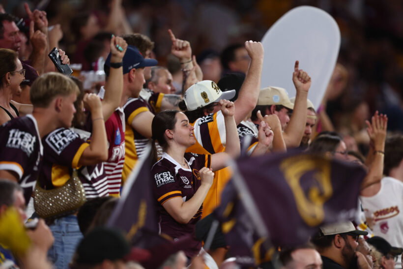 Brisbane Broncos fans.