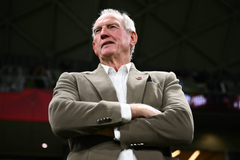 Rabbitohs head coach and former Brisbane boss Wayne Bennett.