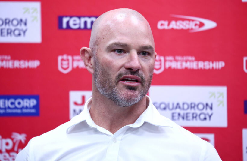 Dragons head coach Dean Young.