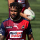 Hamiso Tabuai-Fidow in training with the Dolphins. Credit: Imago.