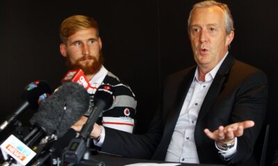 Sam Tomkins and Jim Doyle. Credit: Imago