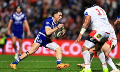 NRL Round 23 match between the St. George Illawarra Dragons and Canterbury-Bankstown Bulldogs.
