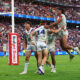 NRL Round 17 match between the Dolphins and the New Zealand Warriors at Suncorp Stadium in Brisbane.