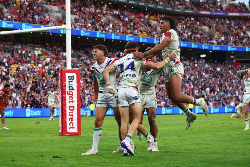 NRL Round 17 match between the Dolphins and the New Zealand Warriors at Suncorp Stadium in Brisbane.